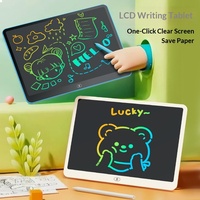 Tablette d'écriture LCD magnétique à écran horizontal de 11/13/16 pouces, tablette d'écriture éducative pour enfants, apprentissage précoce, planche à dessin, fonctionnement à un clic