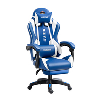 Chaise de Gaming de luxe, réglable en hauteur, rotative à 360 degrés, mobilier de salon et chambre à coucher, bleu, Standard élevé, offre spéciale