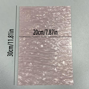 Paquete de Láminas Acrílicas Bridgevia Rosa Rojo Perla, Grosor de 1/8 de Pulgada, 200x300 mm, Hecho en EE. UU., Apto para Corte Láser, Manualidades Creativas - Product Image 4