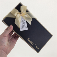 Luxuriöse Geschenkbox mit Eigenem Logo, Exquisite Umweltfreundliche Biologisch Abbaubare Handgefertigte CMYK-Box für Pralinen mit Band