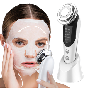 เครื่องนวดหน้ากันริ้วรอย7ใน1เครื่องนวดหน้าเพื่อความงามเครื่องนวดหน้าแบบสั่นสะอาดล้ำลึกพร้อมฐานที่มั่นคง - Product Image 1