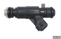 Piezas de motor automotriz 0280156399, boquilla de inyector de combustible para VW Fox Crossfox Gol 1,6 8V, venta al por mayor