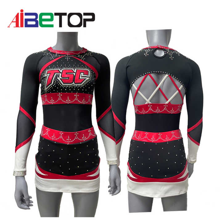 Kids Cheerleading Uniforms Outfit Fancy Dress Girls Cheer Uniform