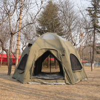 Tente de camping gonflable géante pour 2-3 personnes, imperméable et pare-soleil, idéale pour l'extérieur - Vente en gros OEM