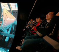 Plataforma de Movimiento Comercial de Alto ROI para Cine Volador de 360 Grados 4K con 15 Asientos y Operación Estable para Centros Comerciales