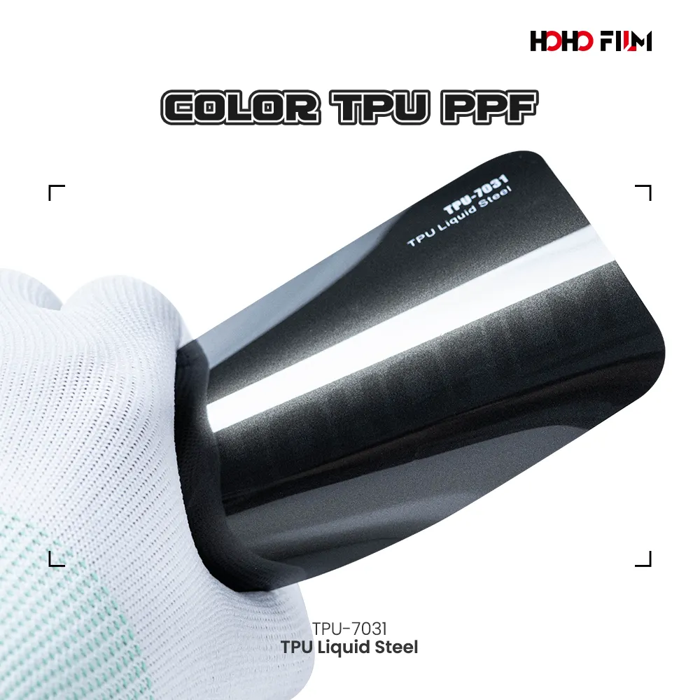 HOHOFILM TPU Car Films Color PPF For Tesla 1.52*16m/roll Ppf Paint Protection Film Color Changing Car Wrap Vinyl PPF