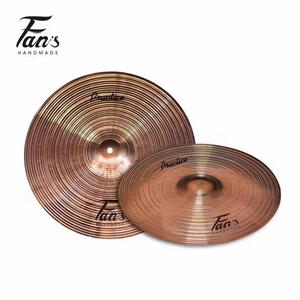 Ensemble de cymbales en alliage de couleur or, <span class=keywords><strong>série</strong></span> d'entraînement, polissage 14 ''hh + 16'' <span class=keywords><strong>Crash</strong></span> + 18 ''<span class=keywords><strong>Crash</strong></span> + 20'' Ride - Product Image 2