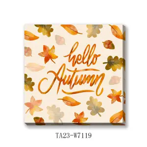 秋の収穫の装飾品メープル黄色赤葉絵印刷ポスターキャンバス絵画壁アート