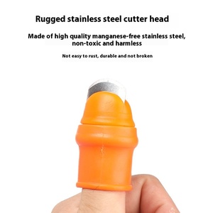 Juego de cuchillos pequeños de acero inoxidable para recoger verduras, herramienta para pelar pulgares, pimienta, flores, ajo, pellizco de uñas, pulgar-PP - Product Image 4