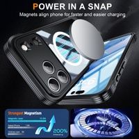 3 en 1 Defender a prueba de golpes fundas magnéticas para teléfonos móviles para Iphone 17 Air 17 Pro Max 17pro protección completa Funda trasera resistente