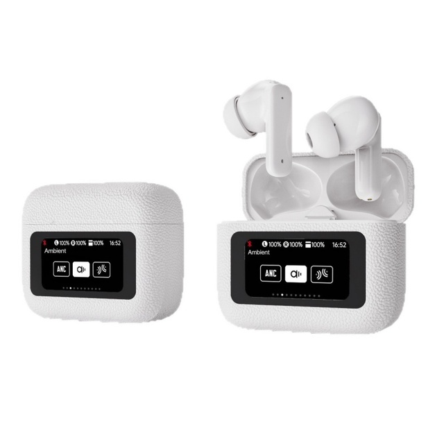 TWS Mini Earbuds ANC Active Noise Cancellation Sports Waterproof Blue-tooth Earphones Wireless Clip-on Blue-tooth Earphones