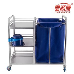 Yuekang Nursing <b>Cart</b> 100x40 Stainless Steel Mobile Storage Hospital Trolley - Product Image 5