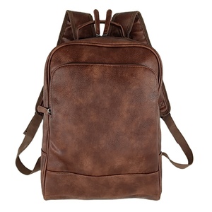 Sac à dos pour ordinateur portable en cuir personnalisé pour homme et femme, avec logo, pour usage quotidien et extérieur - Product Image 1