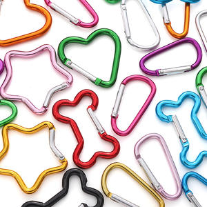 Mosquetón de Hierro Hecho a Mano, Forma de Estrella/Corazón/Hueso/En Forma de <span class=keywords><strong>D</strong></span>, Llavero, Gancho para Bolso, Cadena para Teléfono, Modelo de Marca <span class=keywords><strong>Cq</strong></span> B10002 - Product Image 6