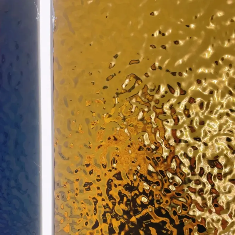 PET Metal Film iç bambu kömür duvar paneli 5/8mm kalınlığı metalik altın kapalı bambu kömür ahşap kaplama