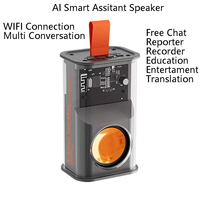 Enregistreur vocal portable intelligent à IA, haut-parleur sans fil Bluetooth, application de contrôle à distance, multicolore, pour bureau/hôtel