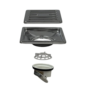 10X10Cm Floor <b>Drain</b> With 6Mm Thick Rust Resistant Cover For Home And Commercial Wet Floors - Product Image 4