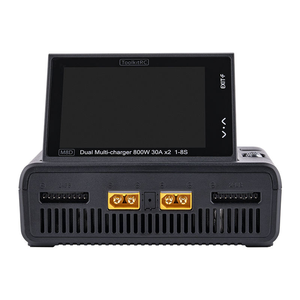 ToolkitRC M8D 1600W 50A DC Pieghevole con Display IPS da 80 Pollici °    Caricabatterie Rapido 65W a Doppio Canale per Batterie Lipo <span class=keywords><strong>1</strong></span>-8S per Modelli RC in Plastica - Product Image 2
