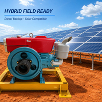 Moteur diesel monocylindre 4 temps refroidi par eau ZS1105 18HP 1.0L Euro 3 avec démarrage au kick pour utilisation dans les machines agricoles