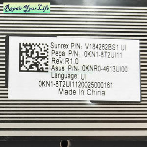 Clavier de jeu américain pour ASUS ROG Strix Scar III G531 <span class=keywords><strong>G513</strong></span> <span class=keywords><strong>G512</strong></span> V184262BS1 UI 0KN1-8T2UI11 0KNR0-4613UI00 avec rétro-éclairage couleur - Product Image 5