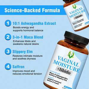 แคปซูลสมุนไพรเสริมความชุ่มชื้นช่องคลอดสำหรับผู้หญิง บรรจุขวด  OEM ODM รับผลิตตามสั่ง  แคปซูลปรับสมดุลอารมณ์ - Product Image 5