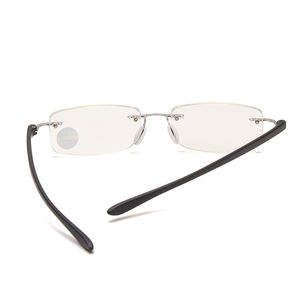 <span class=keywords><strong>Gafas</strong></span> de lectura magnéticas graduadas, lentes cuadrados sin montura, con patas de Metal, antiluz azul, 2028 - Product Image 3