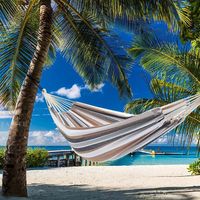 Hamac double en toile antiadhésive pour camping en extérieur et intérieur, balançoire pour enfants, épaissi, rayé, anti-retournement, portable et pliable