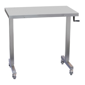 Mesa de Exploración y Operación Veterinaria con Manivela Lateral de Acero Inoxidable Reutilizable para Uso en Perros en Hospitales de Animales - Product Image 1