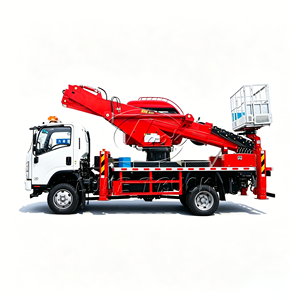Camión con Plataforma de Trabajo Aérea de 32 m, Chasis de Camión Ligero Isuzu 4x4, Operación Ágil, Elevador de Cesta Pequeño para Reparación de Instalaciones Urbanas - Product Image 6