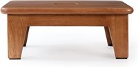 Tabouret marchepied en chêne pour adultes et seniors, plateforme d'appoint en bois, tabouret à une marche en bois