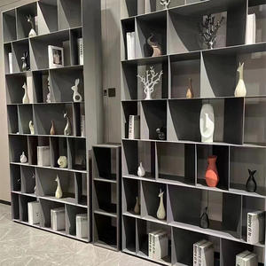 Vetrina in Acciaio Inossidabile per Soggiorno, Mobile Angolare per Esposizione di <span class=keywords><strong>Oggetti</strong></span> e Decorazioni - Product Image 3