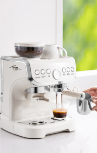 <span class=keywords><strong>Machine</strong></span> <span class=keywords><strong>à</strong></span> <span class=keywords><strong>expresso</strong></span> domestique de haute qualité 20Bar <span class=keywords><strong>avec</strong></span> moulin <span class=keywords><strong>à</strong></span> café baguette de mousseur <span class=keywords><strong>à</strong></span> lait 1450W 2L réservoir d'eau pour Cappuccino Latte - Product Image 3