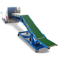 Mini convoyeur télescopique à ceinture, appareil portatif de 20/40 boîtes