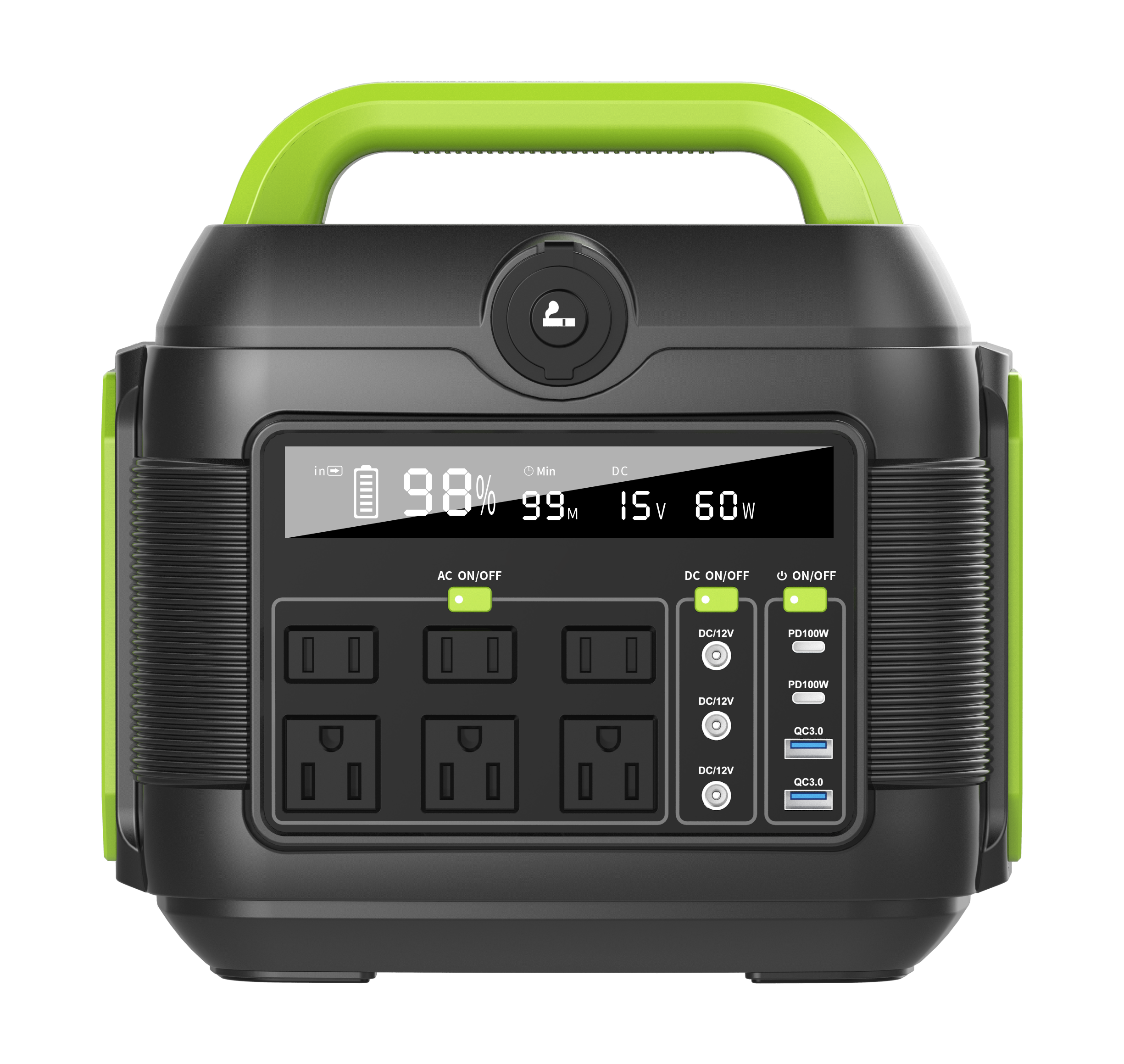 GCSOAR 600W Portable Power Station Mini Camping Solar Electric Generator with Inverter Emergency Electricity Source Car Battery · image 6