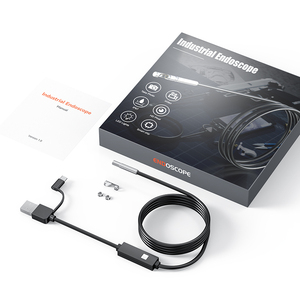 G101 5.0mm 2.5m rắn ống nhà máy trực tiếp 3 trong 1 (Micro USB & USB & Type-C) nội soi <span class=keywords><strong>video</strong></span> kiểm tra công cụ nội soi Camera súng - Product Image 1