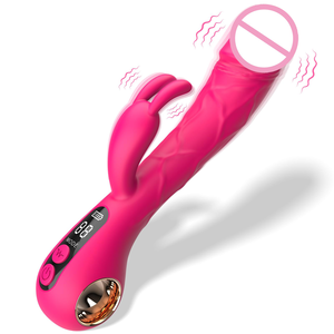 Stimulateur Clitoridien Vibrateur Lapin Point G Réaliste à 9 Vibrations Puissantes avec Écran LCD pour Femme - Product Image 1
