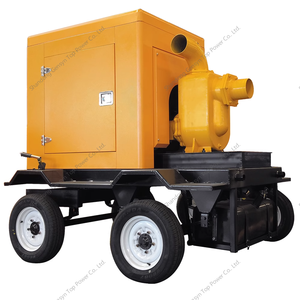 Camión bomba móvil tipo remolque de aguas residuales sin obstrucción autocebante personalizado para agricultura - Product Image 5