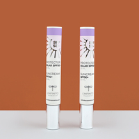 Tubes d'emballage cosmétique en plastique souples, vides, pour base de maquillage, avec pompe sans air, diamètre 25mm, 10ml, 15ml, 30ml, 55ml
