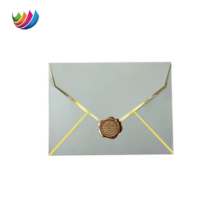 Lời Mời Đám Cưới Tùy Chỉnh Cá Nhân Logo Kraft Giấy Thiệp Cưới Sang Trọng Lời Mời Sinh Thái Thân Thiện Với Phong Bì Cho Cuộn Đám Cưới - Product Image 4