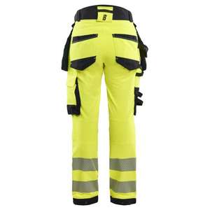 BLAKLADER - 702216483399C50 <b>Women</b>’s Hi-Vis <b>trousers</b> 4-way <b>stretch</b> Hi-vis yellow/Black - EAN 7330509927182 HI-VIS WORKWEAR - Product Image 2