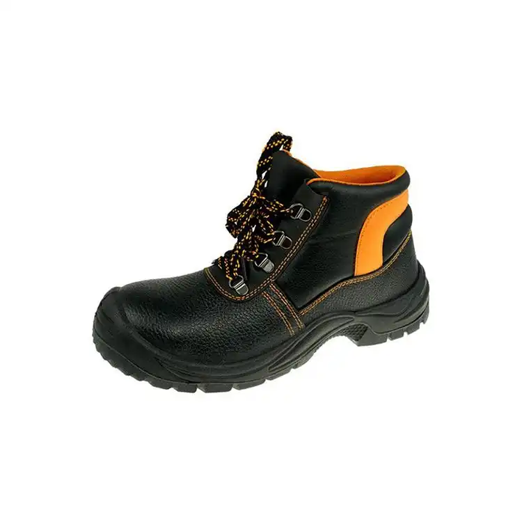 Zapatos de seguridad mecánicos para hombre, calzado de seguridad con punta de acero de alta calidad, de cuero genuino