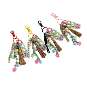 Série originale de <span class=keywords><strong>porte</strong></span>-clés de cintre de sac en acrylique Flow Sue Series pour femmes - Product Image 1
