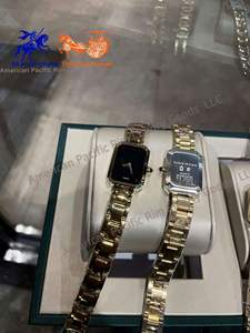 Relojes de Mujer de Lujo, Diseño Personalizado Nuevo y Popular, Relojes de Cuarzo Importados Originales con Movimiento de Cuarzo, Dorados, de Moda Sencilla - Product Image 5