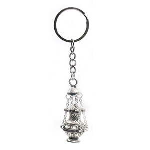 Hot bán Tôn Giáo thả 3D Keyring kim loại Christian hương Burner <span class=keywords><strong>Keychain</strong></span> - Product Image 2