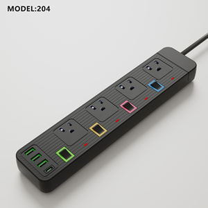 แถบพลังงานมาตรฐาน3ช่องพร้อมช่องเสียบสวิตช์3USB 1แบบ cindividual ดีไซน์ใหม่ - Product Image 2