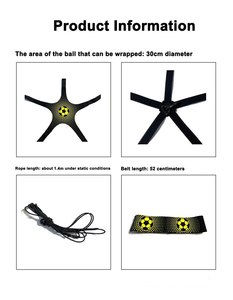 Soccer Ball Juggle Bags Children Auxiliary Circling Training Belt Kids Soccer Kick <b>Trainer</b> Kick Soccer <b>Trainer</b> Football - Product Image 4