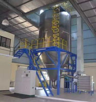 Sécheur par pulvérisation centrifuge automatique à grande vitesse en acier inoxydable 100 kg/h pour la spiruline, les algues, l'extrait de levure en poudre