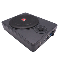 Subwoofer de voiture compact sous siège 8 pouces, grande puissance, 12V, actif et plat, pour modification automobile