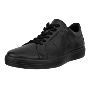 Chaussures de sport classiques décontractées pour hommes à lacets en PU solide - Product Image 1