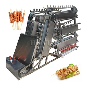 Parrilla de barbacoa eléctrica de alto rendimiento/máquina de parrilla de pincho Satay automática/máquina de kebab <span class=keywords><strong>Doner</strong></span> - Product Image 1